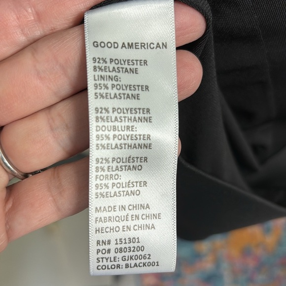 Good American Scuba 2.0 Black Blazer Size 1 Small - Picture 8 of 10